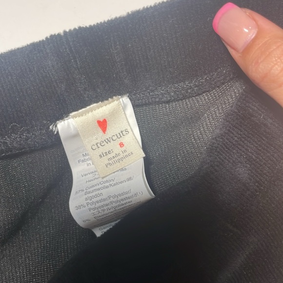 Black pants for kids (girls) Size 8 JCrew Holiday - Picture 3 of 5